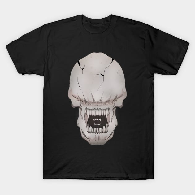 Xeno Skull T-Shirt by voidofimpulse